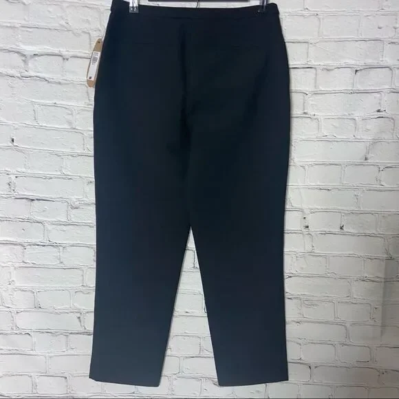 NWT Ports 1961 High Rise Cropped Wool Black Trousers Size 6 - Picture 3 of 9
